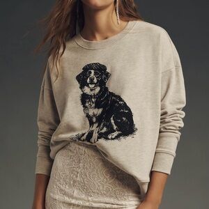 NWT Maeve Best in Show Dog Sweatshirt | Anthropologie | Aussie Design